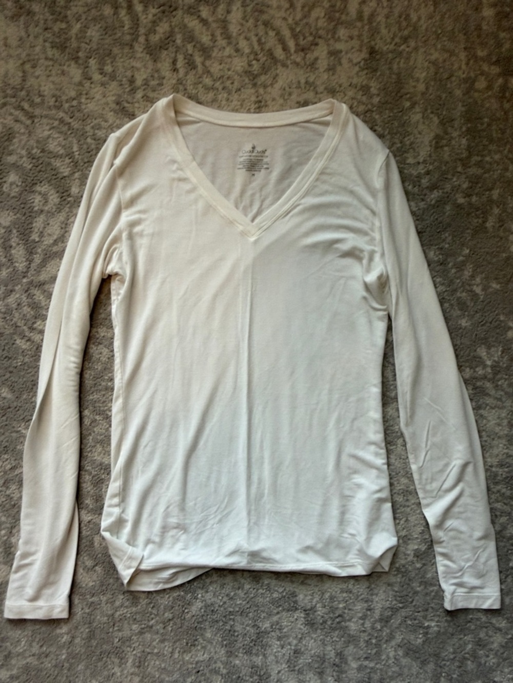 Cuddl Duds white long sleeve- size M
